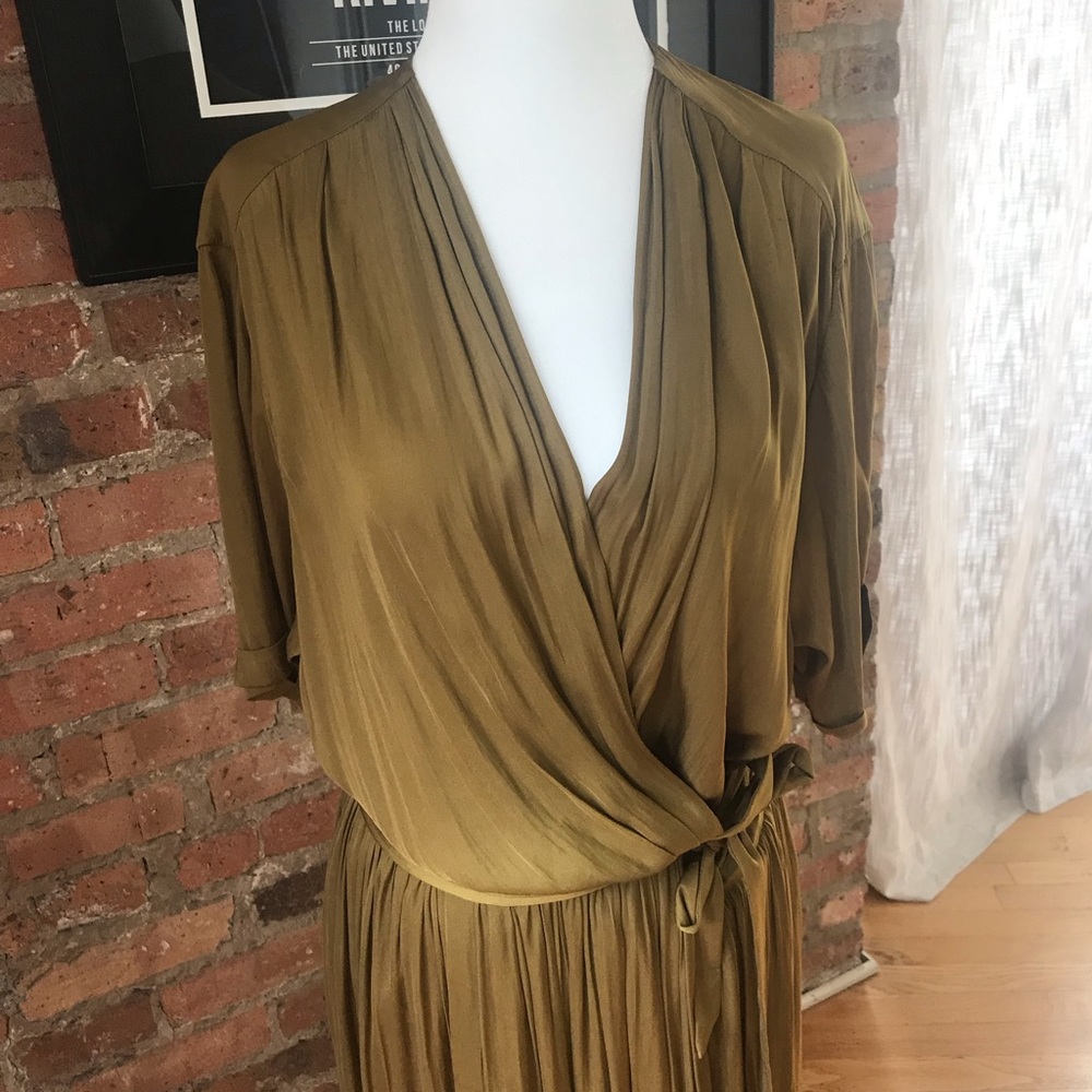 Scotch & Soda midi wrap dress